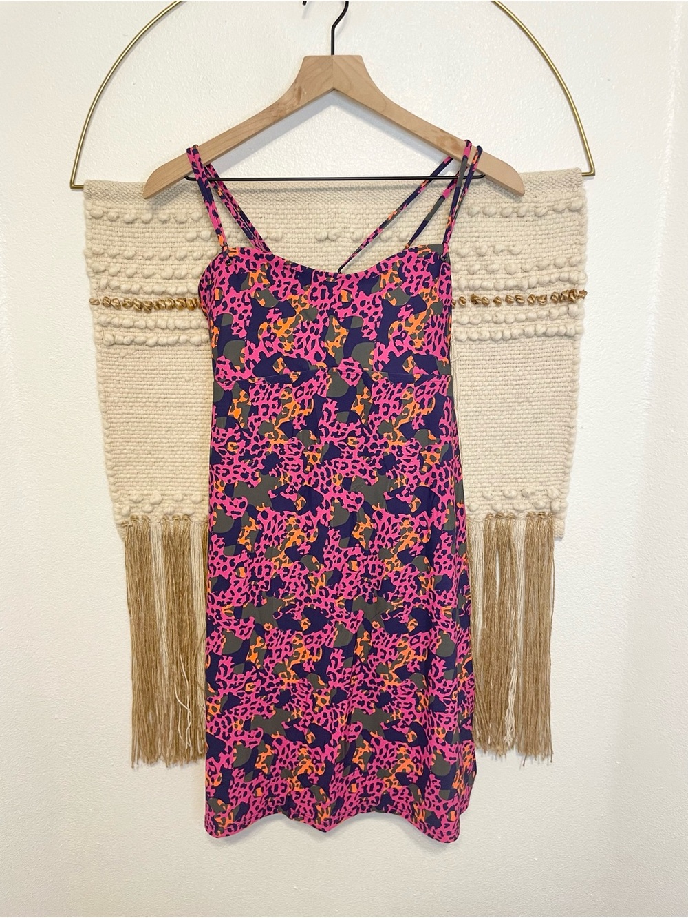Krimson Klover Animal Print Active Dress L